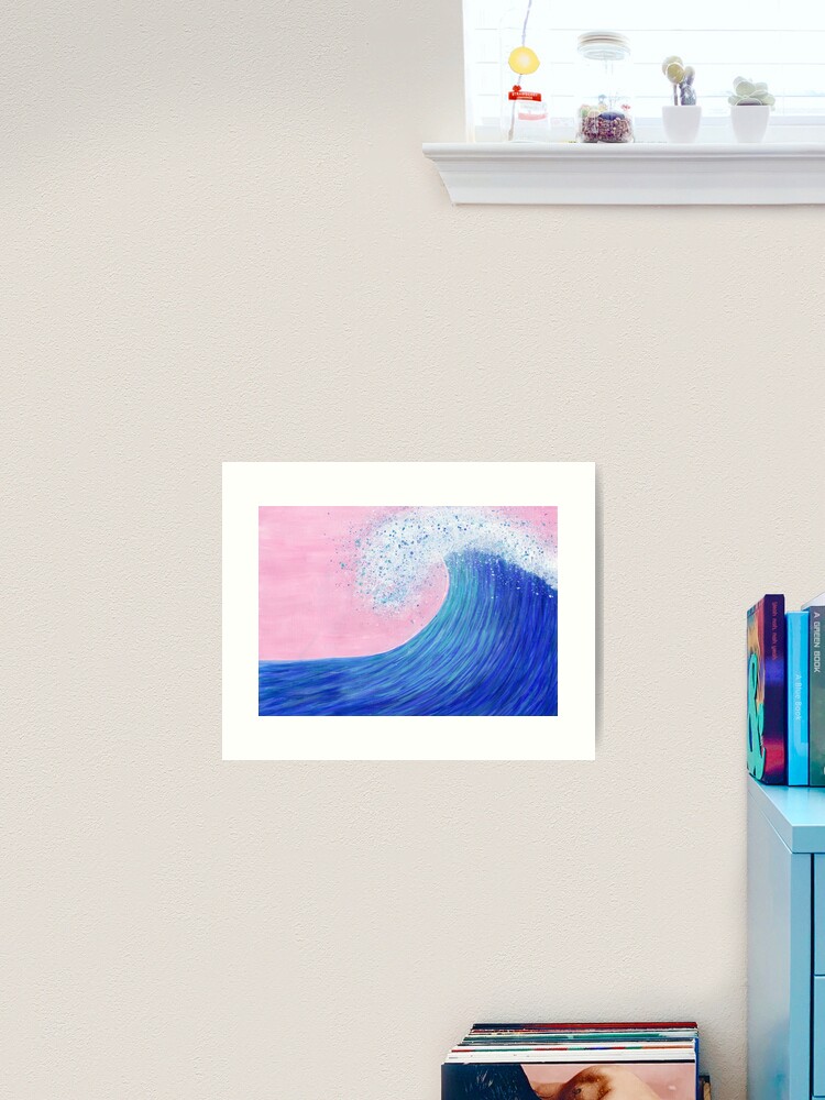 Thumbnail 1 of 3, Art Print, Big wave II designed and sold by GillianAdams.