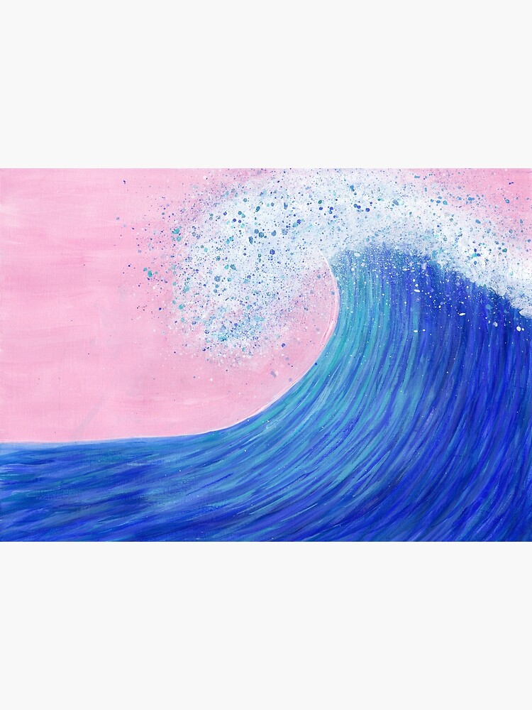 Thumbnail 3 of 3, Art Print, Big wave II designed and sold by GillianAdams.