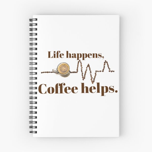 Item preview, Life happens, Coffee helps.  designed and sold by LadyBee86.