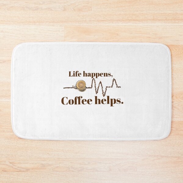 Item preview, Life happens, Coffee helps.  designed and sold by LadyBee86.