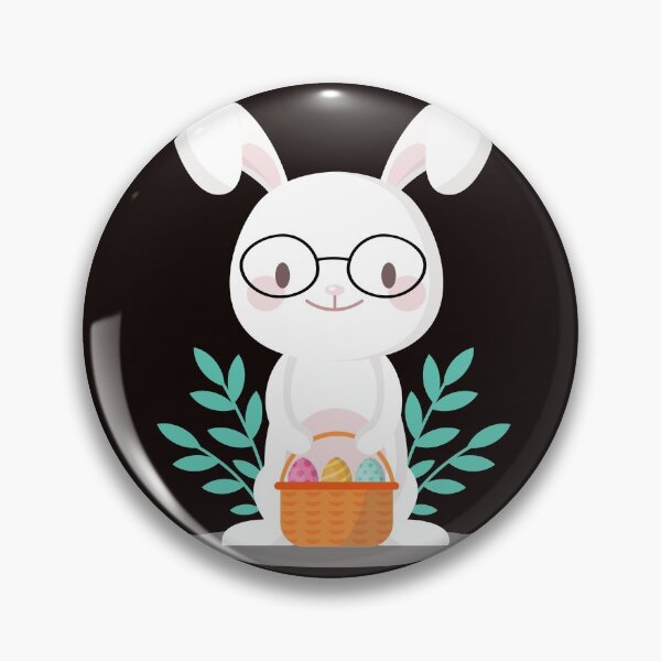Item preview, bunny with glasses easter designed and sold by bakli81.