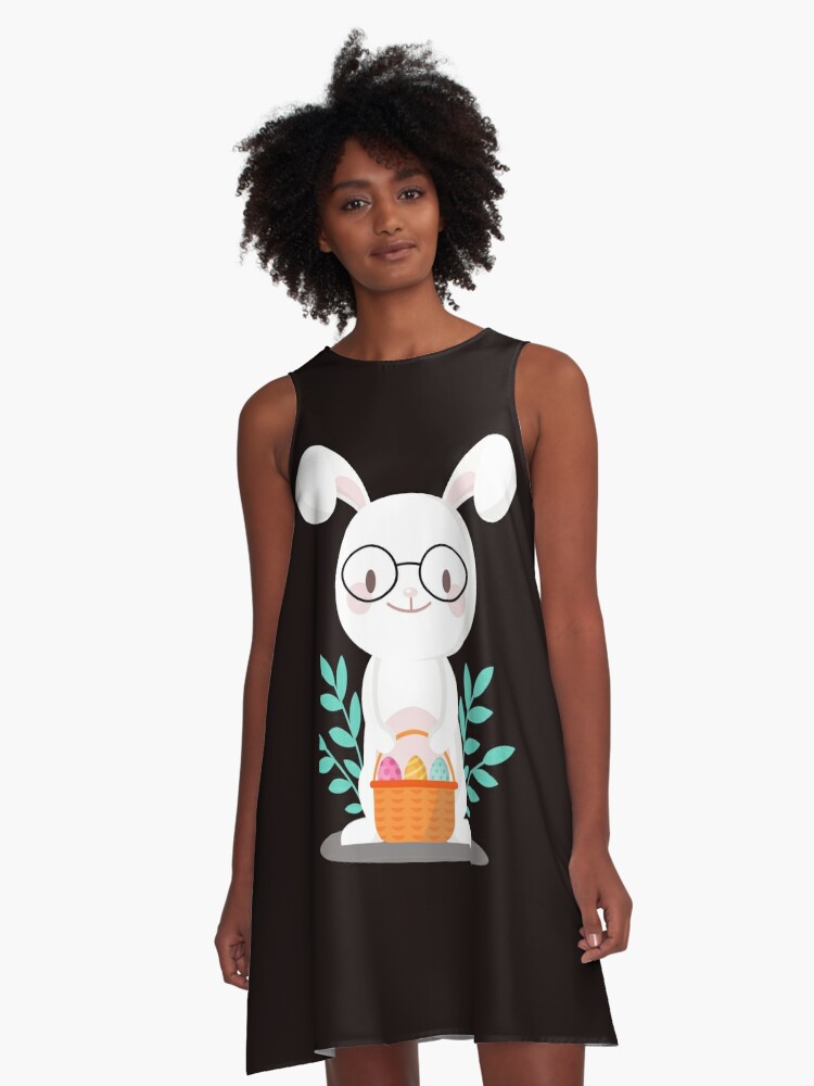 bunny with glasses dress