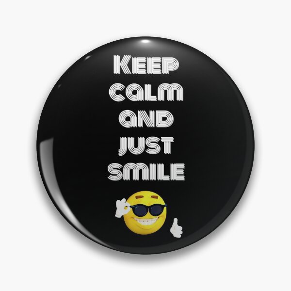 Item preview, Keep calm and just smile designed and sold by Topventas.