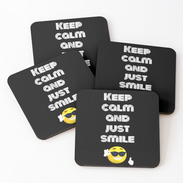 Item preview, Keep calm and just smile designed and sold by Topventas.