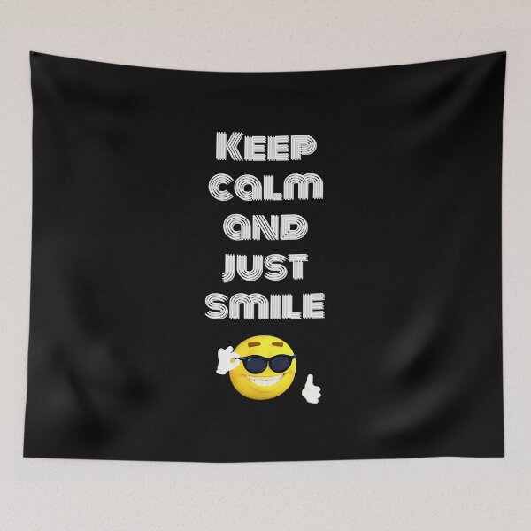 Item preview, Keep calm and just smile designed and sold by Topventas.