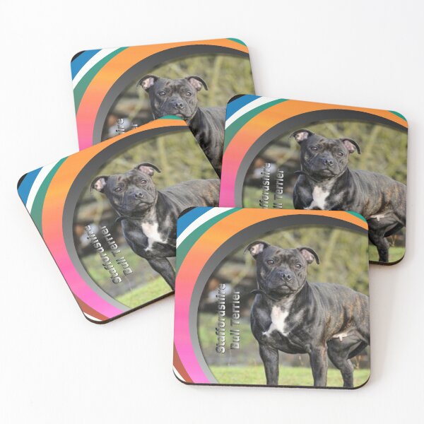 Item preview, Pet Breeds Staffordshire Bull Terrier Dog Design now available on a wide range of clothing, stationery and giftware. designed and sold by The Big Gift Shop.