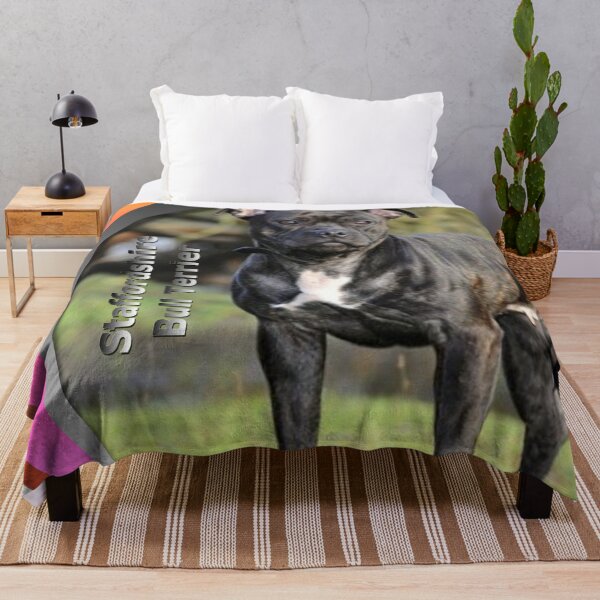 Item preview, Pet Breeds Staffordshire Bull Terrier Dog Design now available on a wide range of clothing, stationery and giftware. designed and sold by The Big Gift Shop.