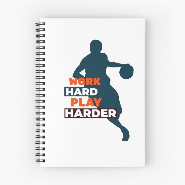Item preview, Work Hard Play Harder Basketball Player designed and sold by davestees506.