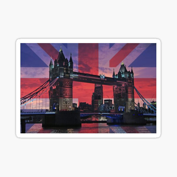 Addicted to London - Tower Bridge - popart Sticker
