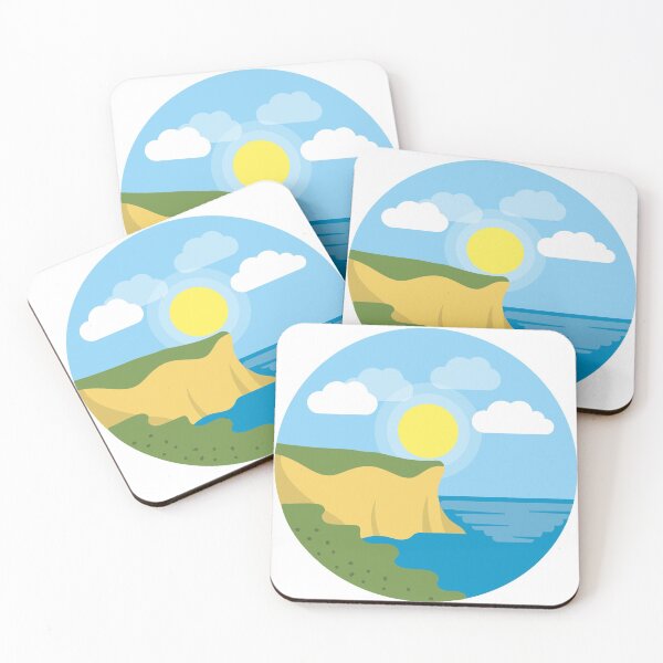 Item preview, Still ocean landscape designed and sold by Shrewd Mood.