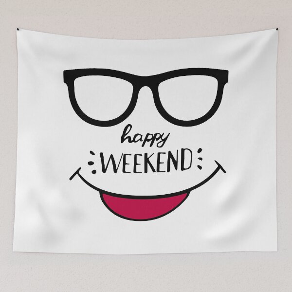 Item preview, Happy weekend designed and sold by yellowideas.