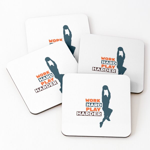 Item preview, Work Hard Play Harder Basketball Player designed and sold by davestees506.