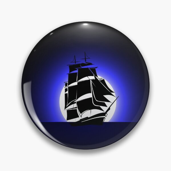 Item preview, Three Mast Ship At Night designed and sold by MartianBCShop.