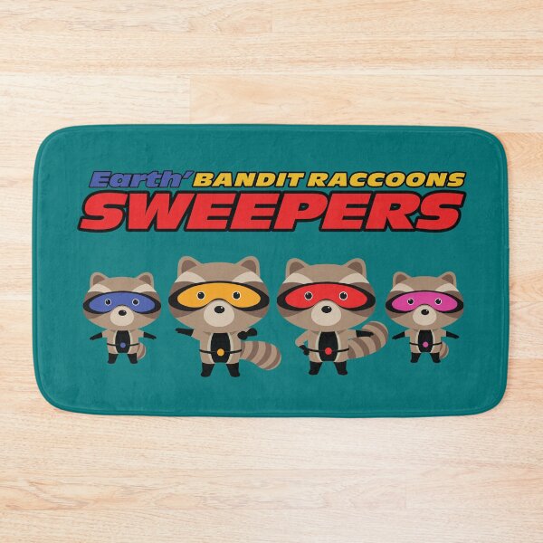 Item preview, Sweeper Bandit Raccoons designed and sold by Anicue.