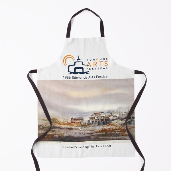 Item preview, 1986 Edmonds Arts Festival Apron designed and sold by Edmonds Arts Festival.