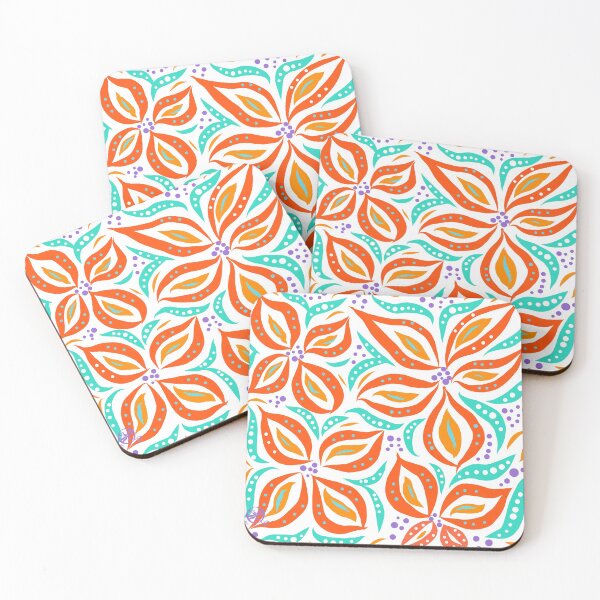 Item preview, Summer Brights Orange Flower designed and sold by Jeanine Handley.
