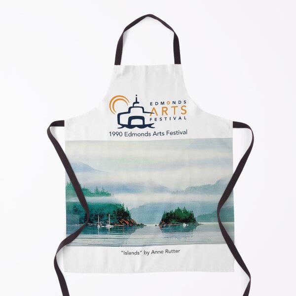 Item preview, 1990 Edmonds Arts Festival Apron designed and sold by Edmonds Arts Festival.