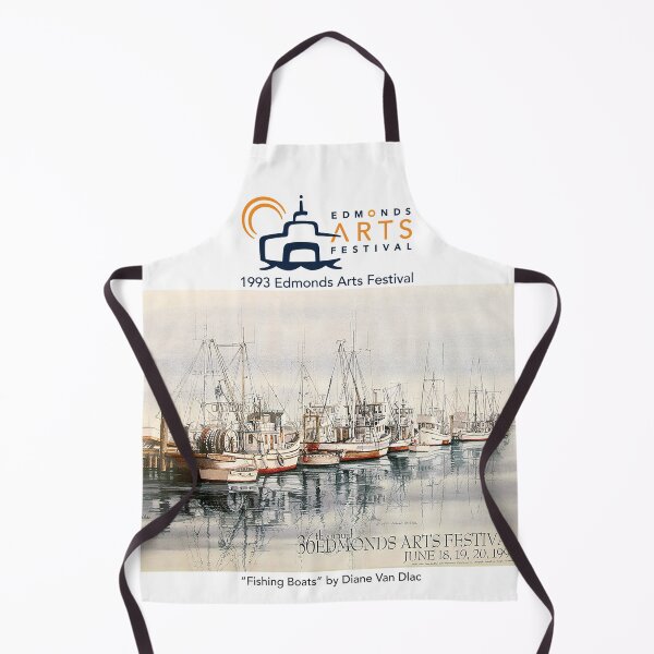 Item preview, 1993 Edmonds Arts Festival Apron designed and sold by Edmonds Arts Festival.