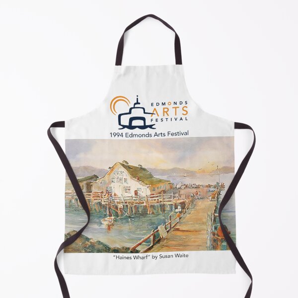 Item preview, 1994 Edmonds Arts Festival Apron designed and sold by Edmonds Arts Festival.
