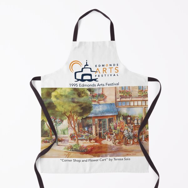 Item preview, 1995 Edmonds Arts Festival Apron designed and sold by Edmonds Arts Festival.