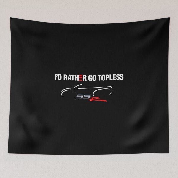 Item preview, I'd rather Go Topless for Dark Backgrounds designed and sold by Godby Studios, Inc..