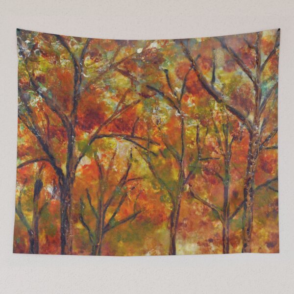 Item preview, Fall glory - from an encaustic wax painting. designed and sold by TeraFujan.