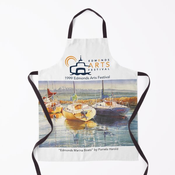 Item preview, 1999 Edmonds Arts Festival Apron designed and sold by Edmonds Arts Festival.