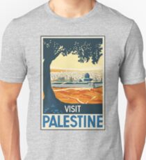 Vintage Travel Poster Visit Palestine Unisex T-Shirt
