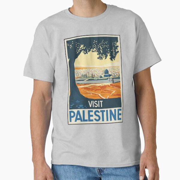 Aperçu de l'œuvre Affiche de voyage vintage visiter la Palestine créée et vendue par G-Design.