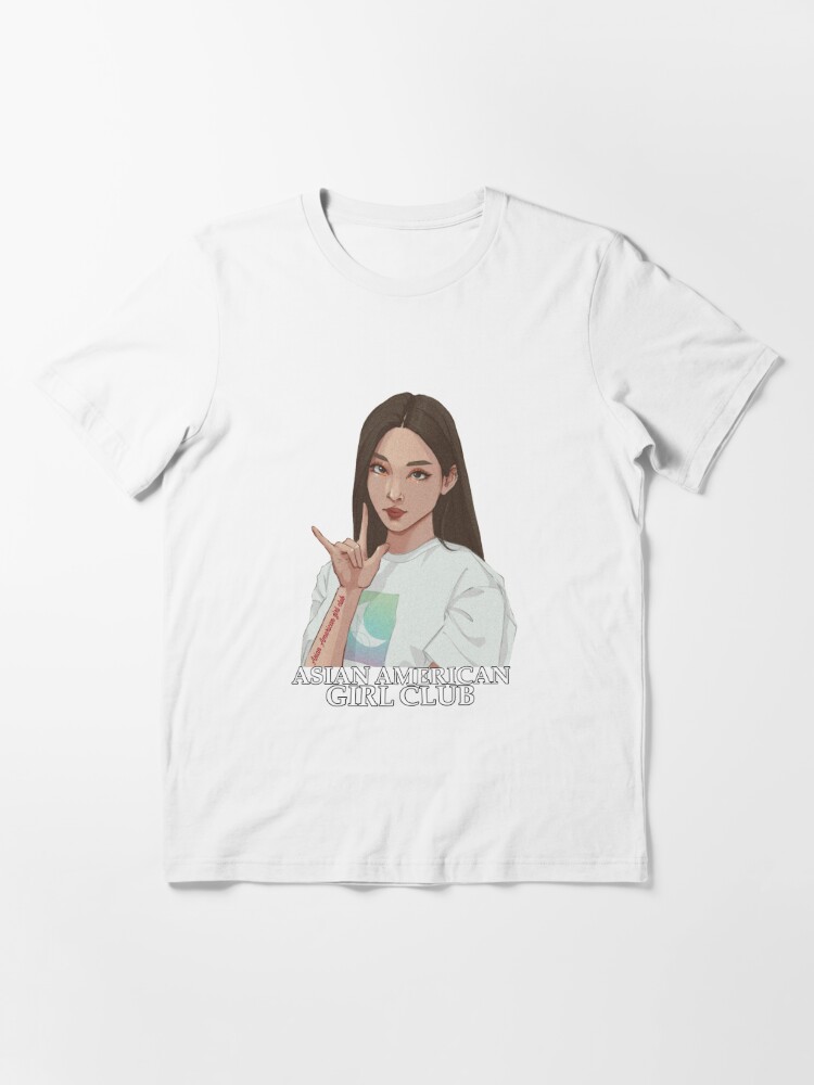 Asian American Girl Club White Logo Tee (Unisex)