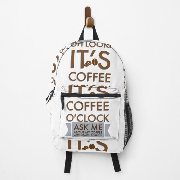 Item preview, ¡Oh mira! Es café 0 reloj Pregúntame por mi café con beneficios para la salud designed and sold by LadyBee86.