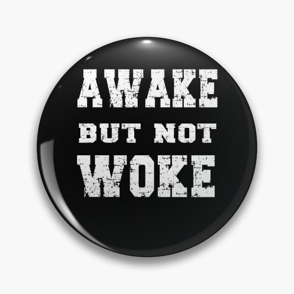 Item preview, Awake But Not Woke Relaxed Fit,Free Speech - Awake Not Woke - Political Censorship ,sleeping funny designed and sold by delkh07.