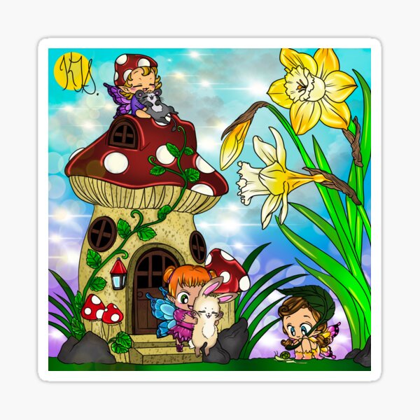 Item preview, Fairy House designed and sold by Kats-ArtsyCraft.