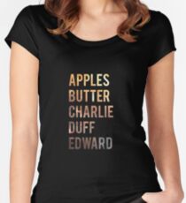 Camiseta entallada de cuello ancho Nombres objetivos de Battlefield 1