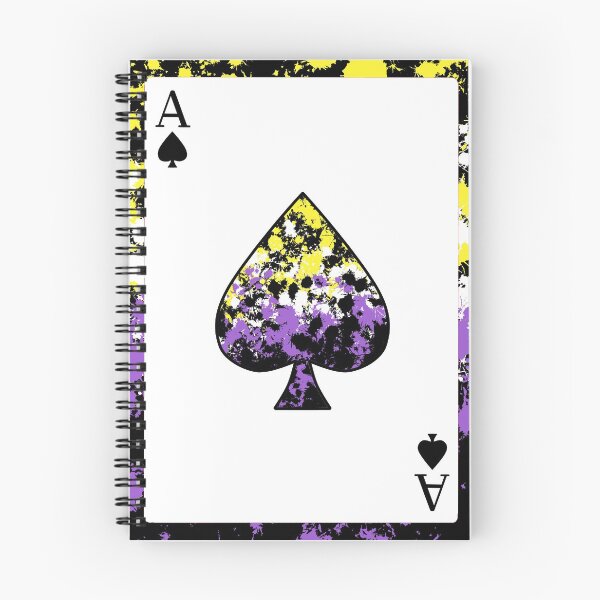 Item preview, Ace of Spades - Nonbinary Pride designed and sold by krismfischer.