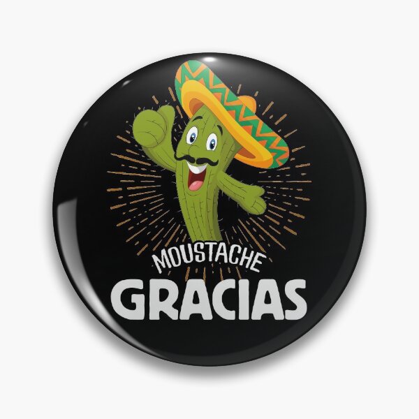 Item preview, Moustache Gracias, Funny Cactus, Cinco De Mayo designed and sold by gorillamerch.