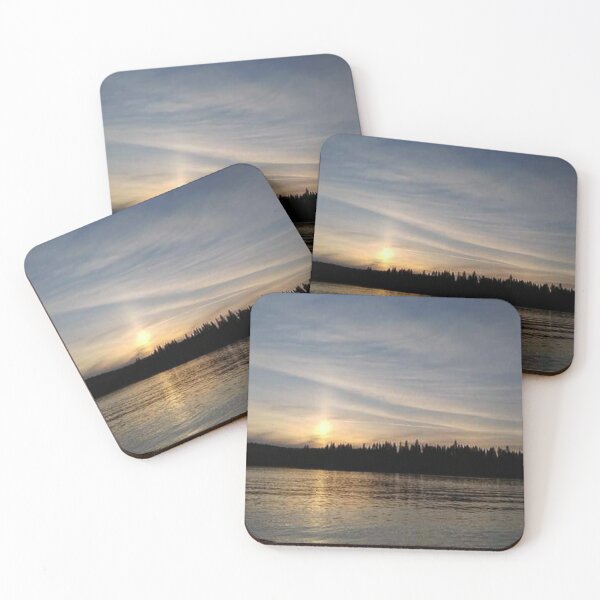 Item preview, Beautiful Sunset over California Lake designed and sold by ShaegelBagel.