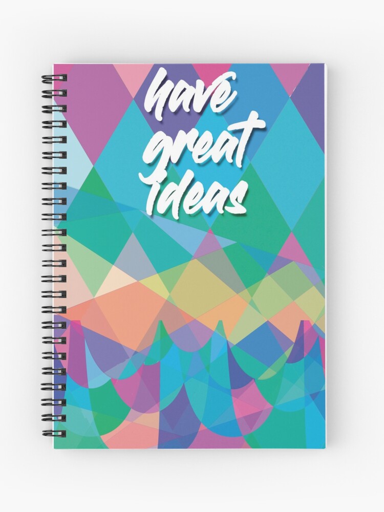 Imagen 1 de 3, Cuaderno de espiral con la obra Formas caleidoscopio, diseñada y vendida por bertelv.