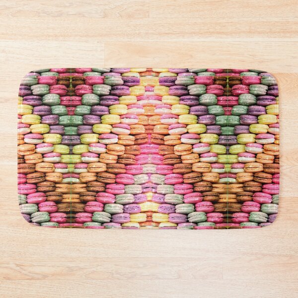 Item preview, Macarons Tower stripes Pastry Pattern Rainbow Pastel Pop designed and sold by Jolly-Yosei.