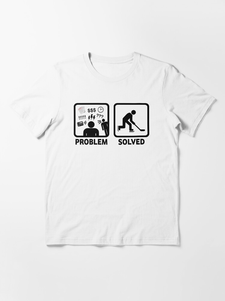 Funny Ice Hockey Problem Solved' Men's T-Shirt