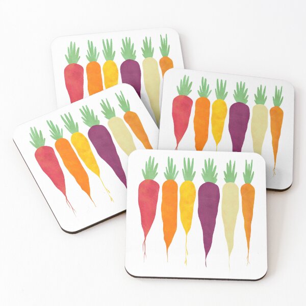 Item preview, Rainbow Carrots Roots Organic Vegetables designed and sold by trajeado14.