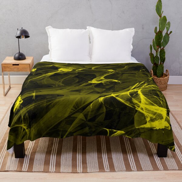 Item preview,  Electrifying yellow visual abstract art designed and sold by ByPeachyDesigns.