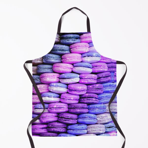 Item preview, Macarons Tower stripes Pastry Pattern Galaxy Blue Purple designed and sold by Jolly-Yosei.