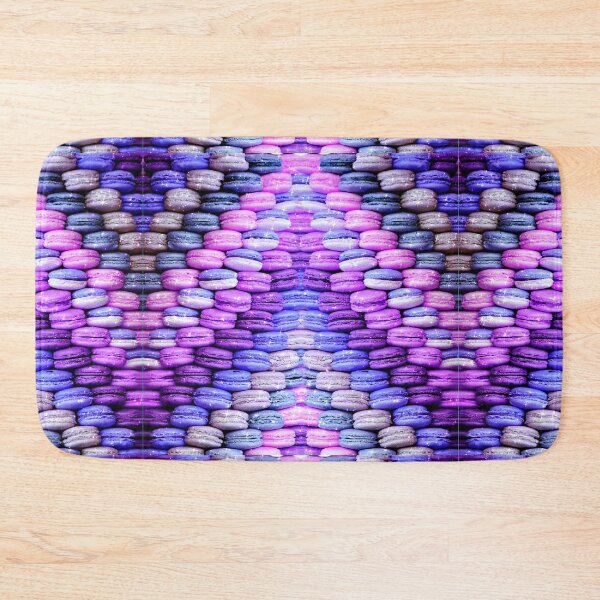 Item preview, Macarons Tower stripes Pastry Pattern Galaxy Blue Purple designed and sold by Jolly-Yosei.