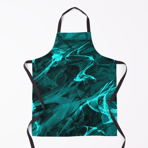 Item preview, Electrifying light blue visual abstract art designed and sold by ByPeachyDesigns.