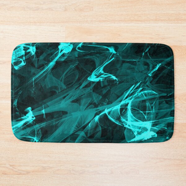 Item preview, Electrifying light blue visual abstract art designed and sold by ByPeachyDesigns.