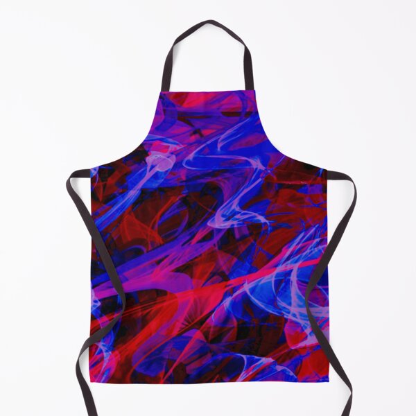 Item preview, Icy blue and lava red abstract art designed and sold by ByPeachyDesigns.