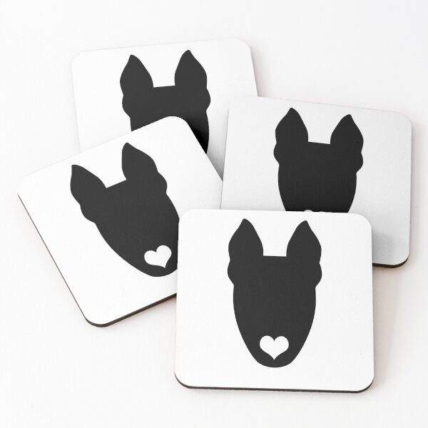 Item preview, funny bull terrier face heart dog  designed and sold by alaechamlal.