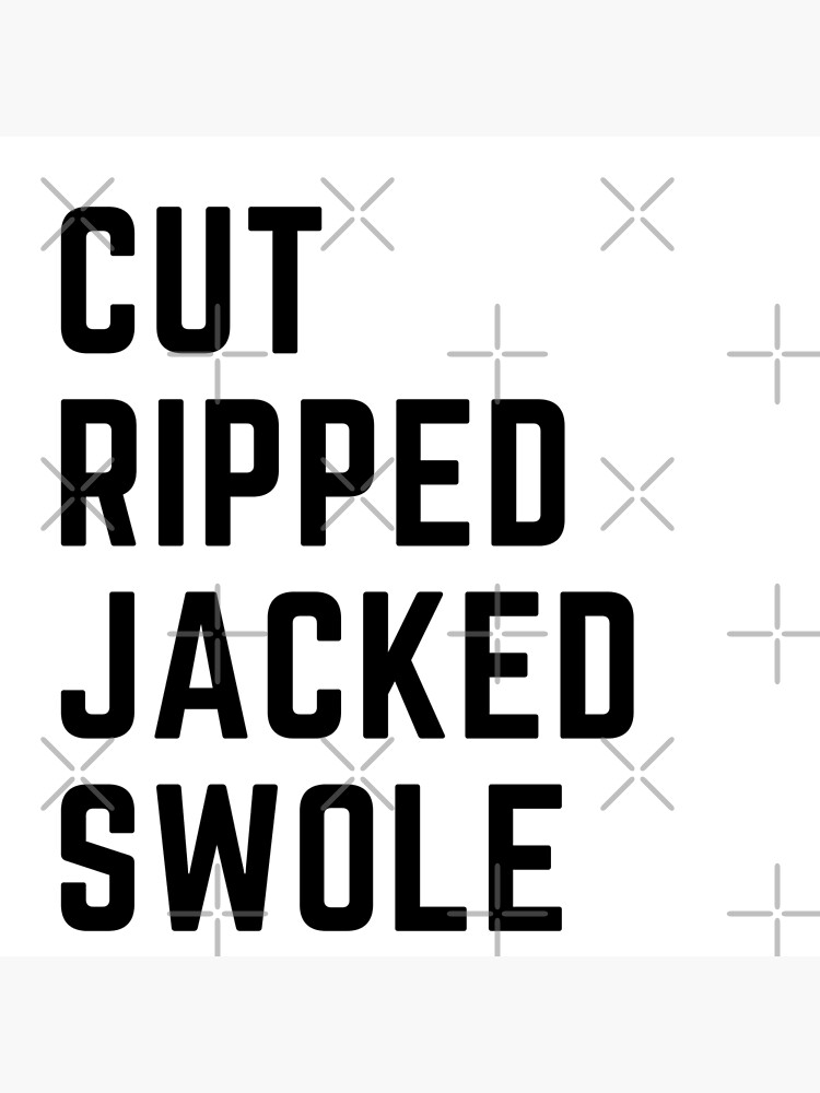  Cut Jacked Ripped and Swole funny bodybuilding Tank Top :  Clothing, Shoes & Jewelry