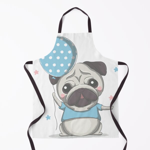 Item preview, Cute Little Pug with a Baloon designed and sold by Kids-Playground.